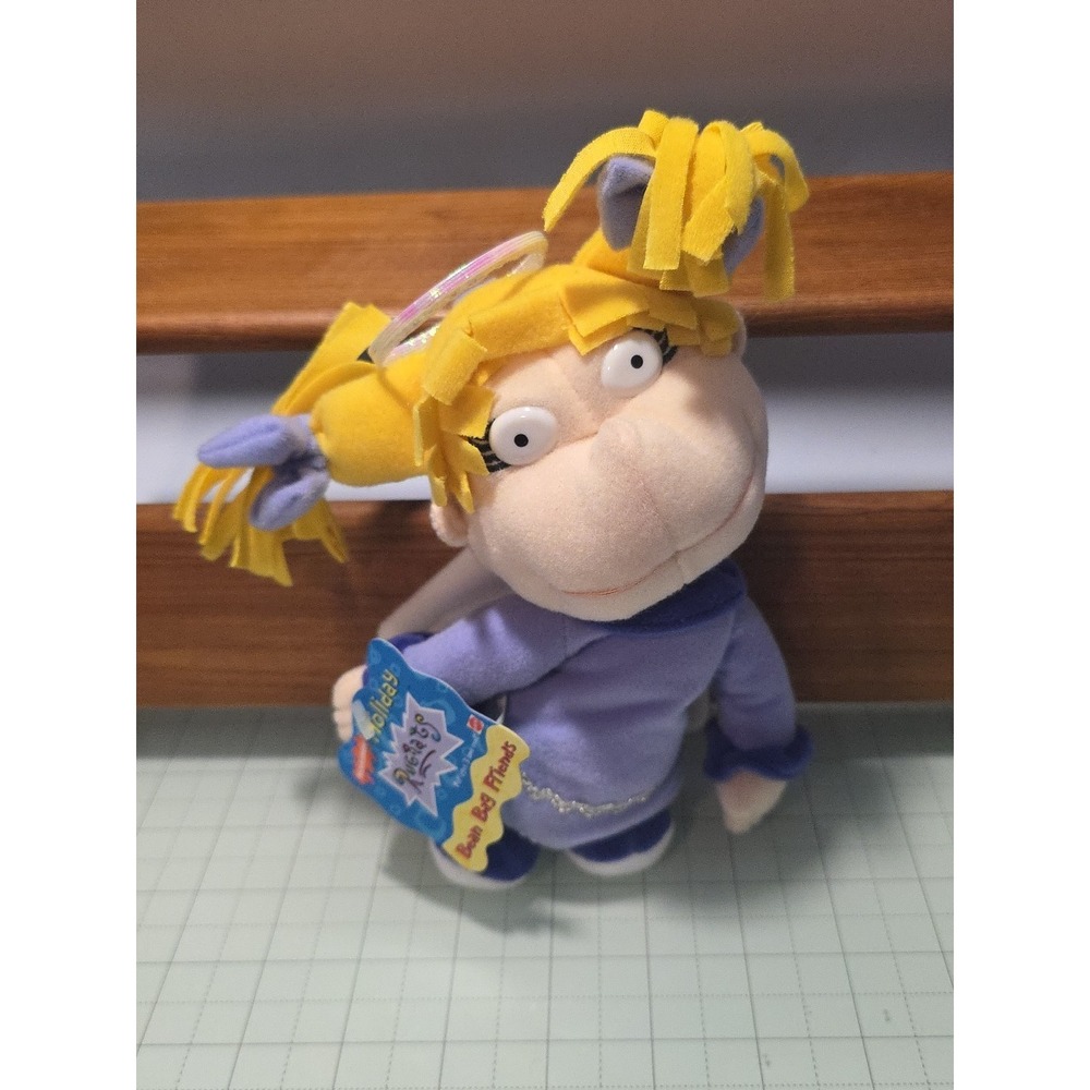 Vintage 1997 Angelica with Hang Tag Nickelodeon Rugrats Holiday Bean Bag Friends